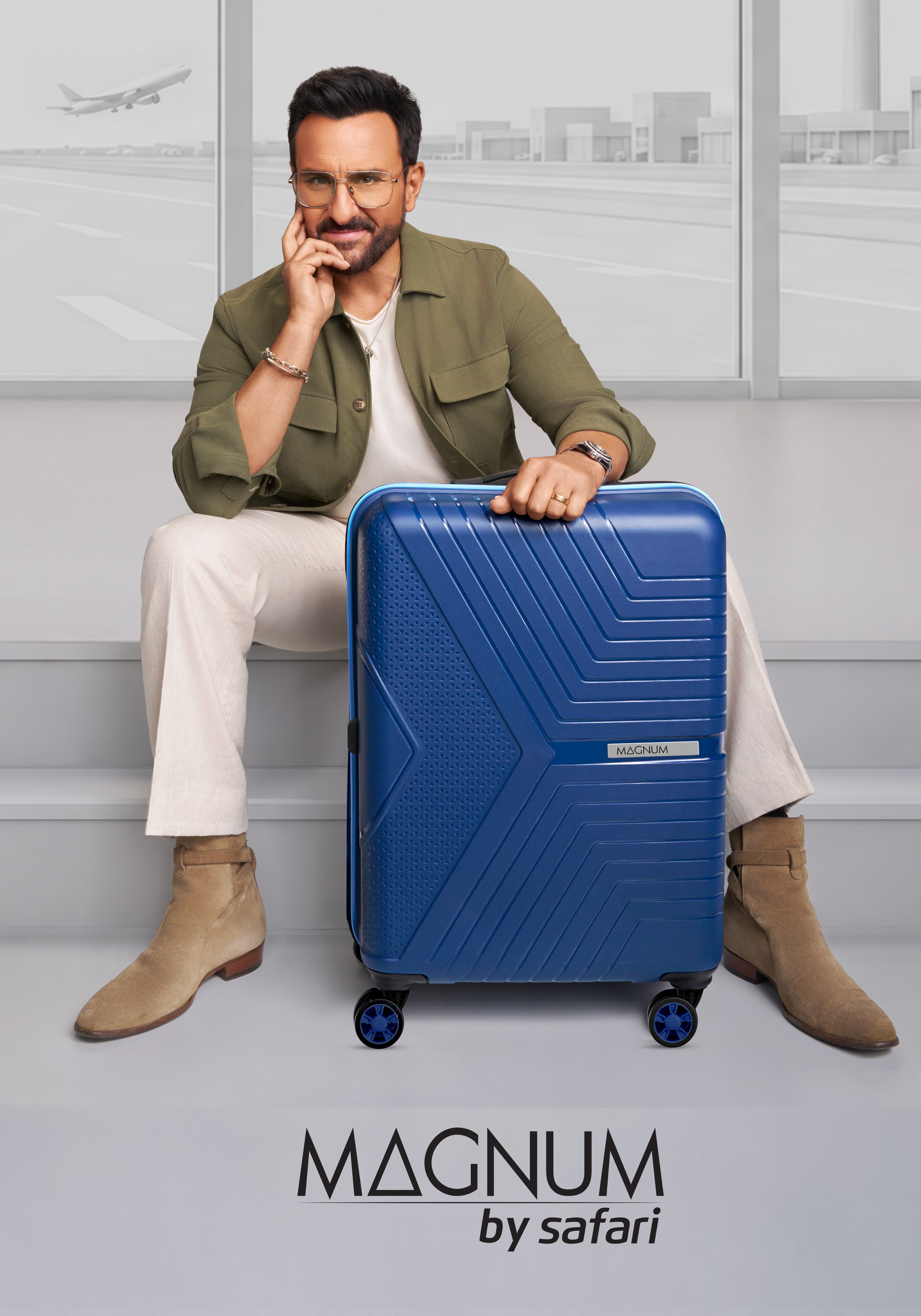 Magnum by Safari Appoints Saif Ali Khan as Brand Ambassador, Marking a New Chapter for the Luggage Brand image 1
