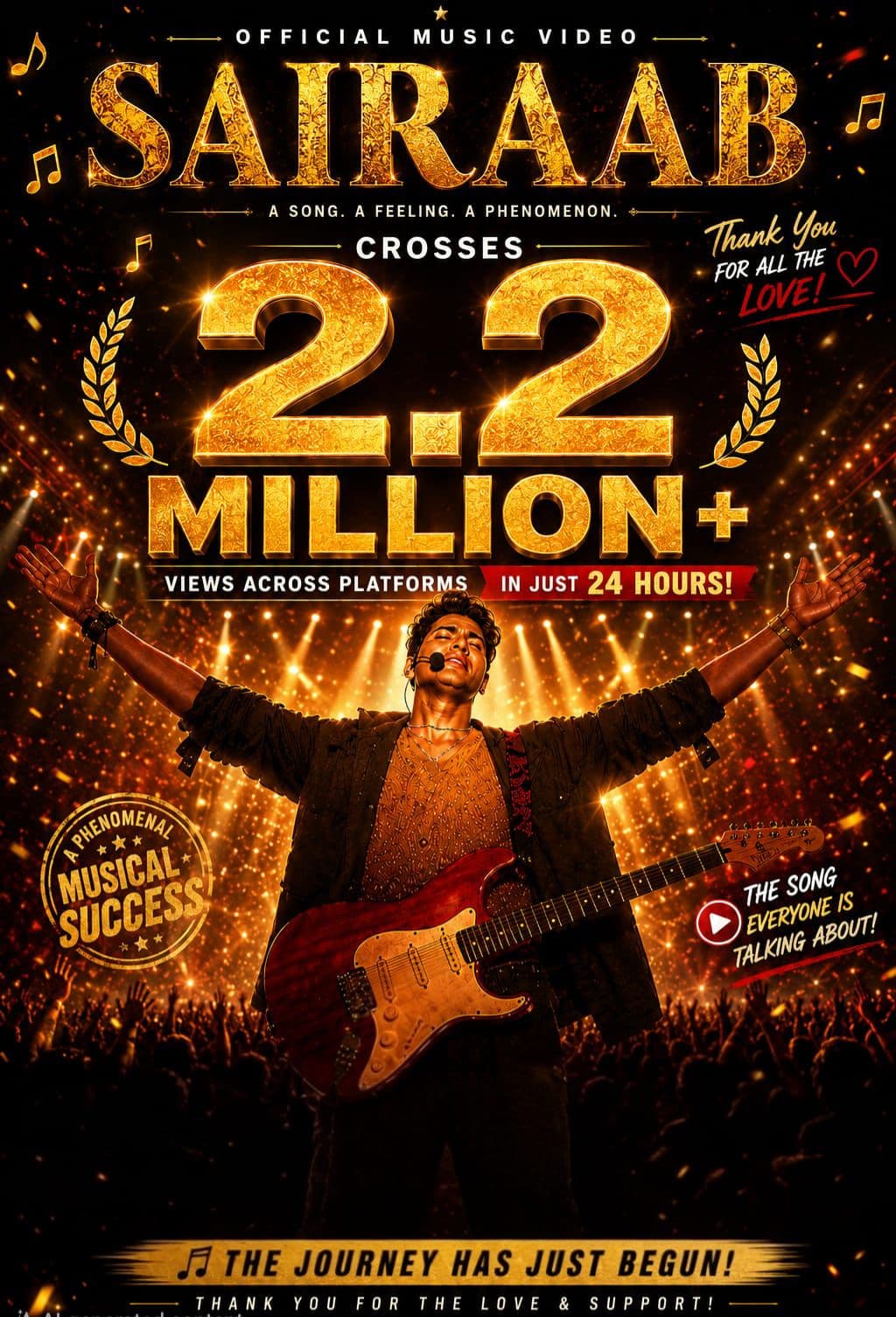 2.2 Million+ Views and Counting! How 'Sairaab' Transformed from a Title Track into the Internet's Ultimate Love Anthem
